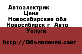 Автоэлектрик 12-24 v › Цена ­ 500 - Новосибирская обл., Новосибирск г. Авто » Услуги   